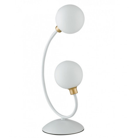 Lampe de table globe Aida blanc 45 Cm|Lampes à poser|Luminaire Center