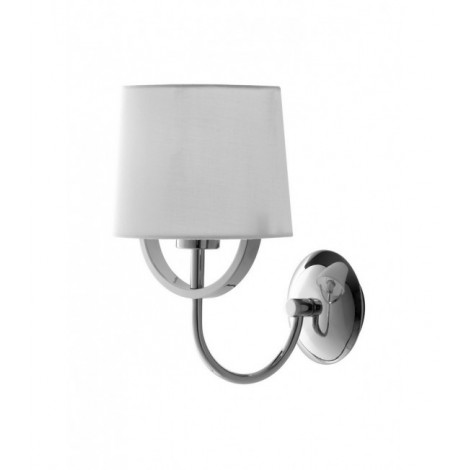 Lampe avec abat jour Astoria Chrome 28,7 Cm|Lampes à poser|Luminaire Center