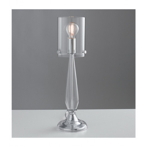 Lampe Design Aurora 1 ampoule Verre Transparent|Lampes à poser|Luminaire Center
