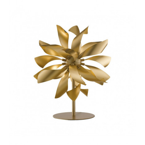 Lampe de table Bloom 4 ampoules Diffuseur en métal,Aluminium Or|Lampes à poser|Luminaire Center