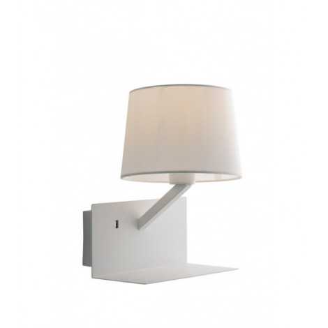 Lampe avec abat jour Ciak blanc 31 Cm|Lampes à poser|Luminaire Center