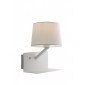 Lampe avec abat jour Ciak blanc 31 Cm|Lampes à poser|Luminaire Center