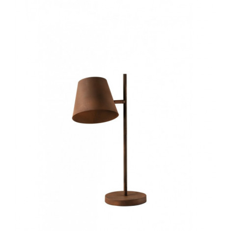 Lampe de table Colt 1 ampoule Métal Rouille|Lampes à poser|Luminaire Center