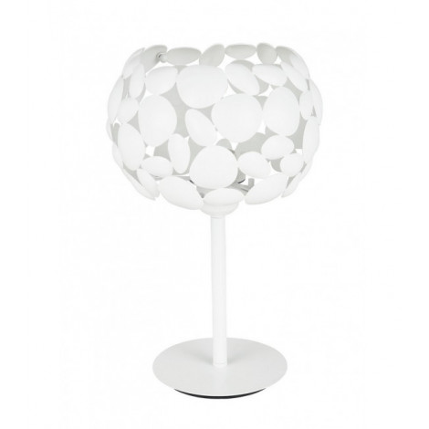 Lampe de table Dioniso 1 ampoule Métal blanc|Lampes à poser|Luminaire Center