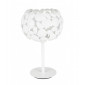 Lampe de table Dioniso 1 ampoule Métal blanc|Lampes à poser|Luminaire Center