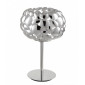 Lampe de table Dioniso 1 ampoule Métal Chrome|Lampes à poser|Luminaire Center
