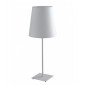 Lampe de table Elvis 1 ampoule Métal,tissu blanc|Lampes à poser|Luminaire Center