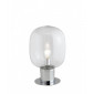Lampe de table globe Fellins 1 ampoule Métal,Verre Chrome|Lampes à poser|Luminaire Center