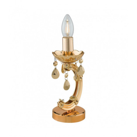 Lampe de table Houston 1 ampoule Acrylique Cuivre|Lampes à poser|Luminaire Center