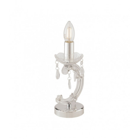 Lampe de table Houston 1 ampoule Acrylique Transparent|Lampes à poser|Luminaire Center