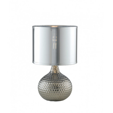 Lampe de table Pulsar 1 ampoule Céramique,PVC Argent|Lampes à poser|Luminaire Center