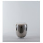 Lampe Design Smoke Chrome 1 ampoule 21,3cm|Lampes à poser|Luminaire Center