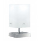 Lampe de table Square 1 ampoule Métal blanc|Lampes à poser|Luminaire Center