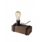 Lampe de table Texas Marron foncé 14 Cm|Lampes à poser|Luminaire Center