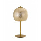 Lampe Design Vanity 1 ampoule Verre,câble de tissu Or|Lampes à poser|Luminaire Center