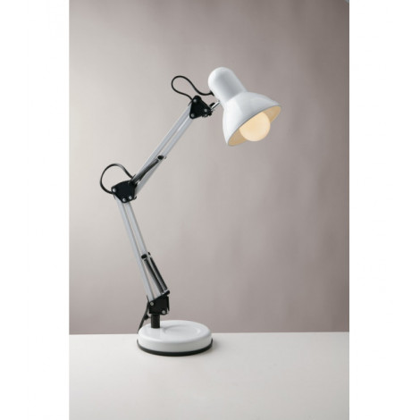 Lampe de table Architetto blanc noir 60 Cm|Lampes à poser|Luminaire Center