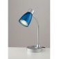 Lampe de table Arkimede Bleu chromé 36 Cm|Lampes à poser|Luminaire Center