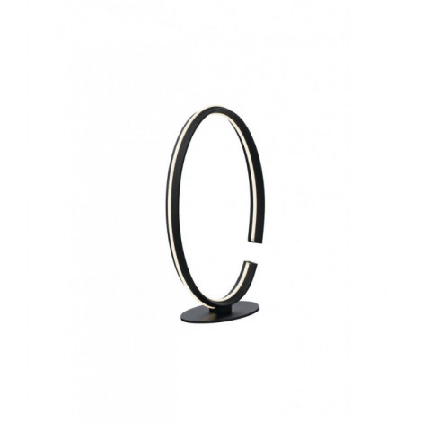 Lampe LED intégré Clarke 1 ampoule Aluminium,diffuseur en silicone Noir|Lampes à poser|Luminaire Center