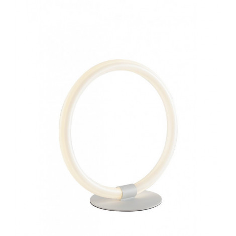 Lampe LED intégré Halo 1 ampoule Métal,Diffuseur acrylique blanc|Lampes à poser|Luminaire Center