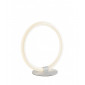 Lampe LED intégré Halo 1 ampoule Métal,Diffuseur acrylique blanc|Lampes à poser|Luminaire Center