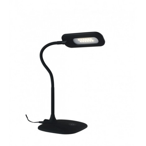 Lampe de table Darwin 1 ampoule Métal,silicone Noir|Lampes à poser|Luminaire Center