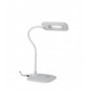 Lampe de table Darwin 1 ampoule Métal,silicone blanc|Lampes à poser|Luminaire Center