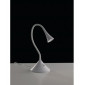 Lampe de table Newton 1 ampoule Métal,silicone blanc|Lampes à poser|Luminaire Center
