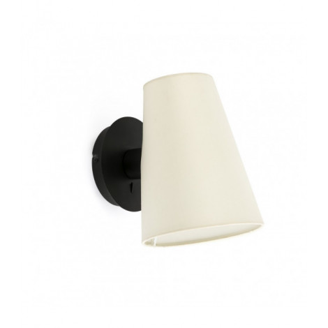Lampe avec abat jour Lupe Corps Acier,Tissu 23 Cm|Lampes à poser|Luminaire Center
