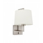 Lampe avec abat jour Frame Nickel mat 1 ampoule 17,6cm|Lampes à poser|Luminaire Center