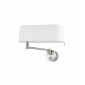Lampe avec abat jour Desliz Nickel 1 ampoule 23cm|Lampes à poser|Luminaire Center
