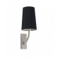 Lampe avec abat jour Rem Nickel mat 1 ampoule 23cm|Lampes à poser|Luminaire Center