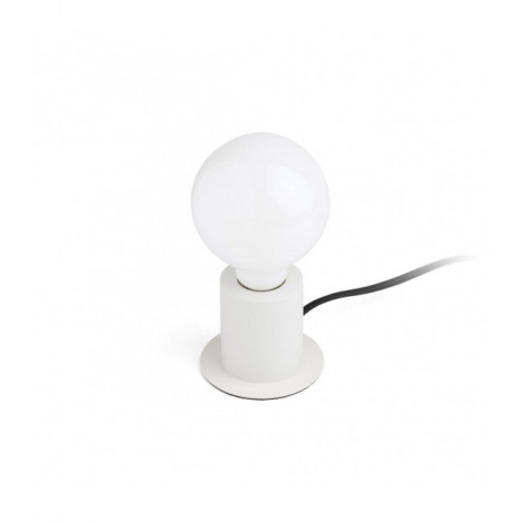 Lampe de table Ten blanc mat 1 ampoule 7,5cm|Lampes à poser|Luminaire Center