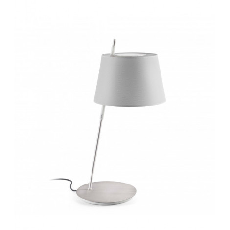 Lampe de table Tango Nickel 1 ampoule 67cm|Lampes à poser|Luminaire Center