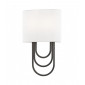 Lampe avec abat jour Farah Acier Bronze vieilli 2 ampoules 34,3cm|Lampes à poser|Luminaire Center