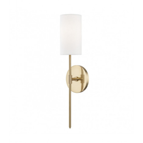 Lampe avec abat jour Olivia Acier Laiton 1 ampoule 47,6cm|Lampes à poser|Luminaire Center
