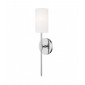 Lampe avec abat jour Olivia Acier Nickel poli 1 ampoule 47,6cm|Lampes à poser|Luminaire Center