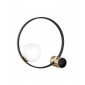 Lampe de table globe Zena Acier Noir,laiton 1 ampoule 45,7cm|Lampes à poser|Luminaire Center
