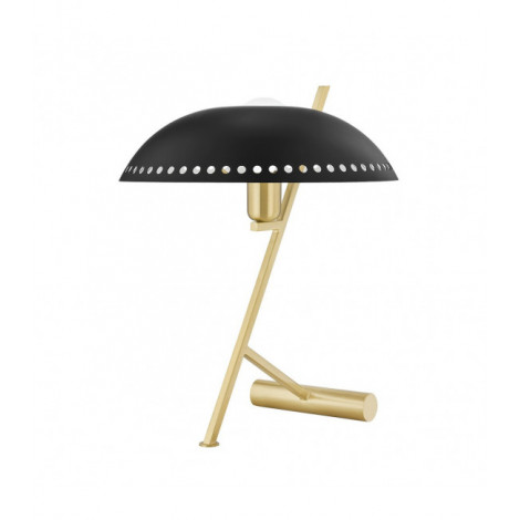 Lampe de table Landis Acier Noir,laiton 1 ampoule 17,5cm|Lampes à poser|Luminaire Center
