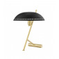 Lampe de table Landis Acier Noir,laiton 1 ampoule 17,5cm|Lampes à poser|Luminaire Center