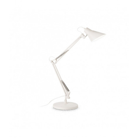Lampe de table Sally Métal blanc 1 ampoule 58cm|Lampes à poser|Luminaire Center