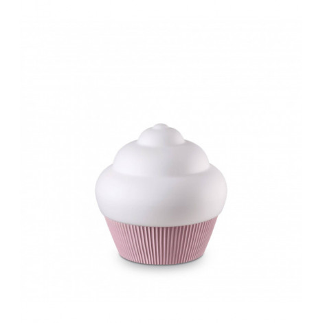 Lampe de table Cupcake Métal Rose 1 ampoule 33cm|Lampes à poser|Luminaire Center