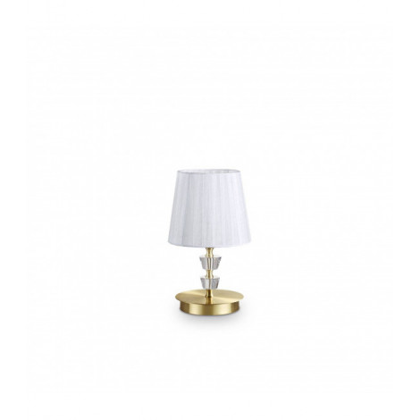 Lampe de table Pegaso Métal Laiton satiné 1 ampoule 30cm|Lampes à poser|Luminaire Center
