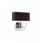 Lampe avec abat jour Luxury Métal Chrome 1 ampoule 39cm|Lampes à poser|Luminaire Center