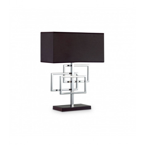 Lampe de table Luxury Métal Chrome 1 ampoule 46,5cm|Lampes à poser|Luminaire Center