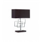 Lampe de table Luxury Métal Chrome 1 ampoule 46,5cm|Lampes à poser|Luminaire Center