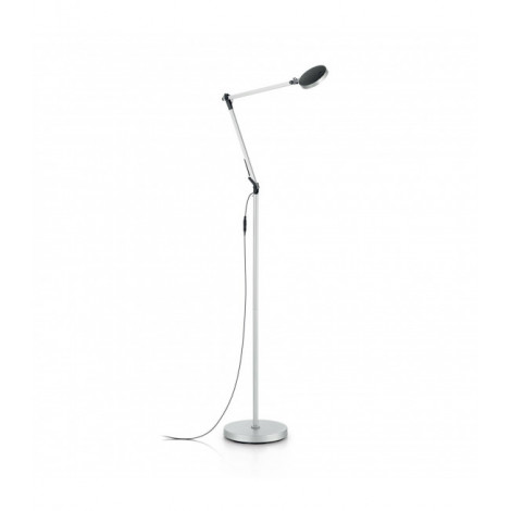Lampe de lecture Futura Aluminium Aluminium 1 ampoule 145cm|Lampes à poser|Luminaire Center