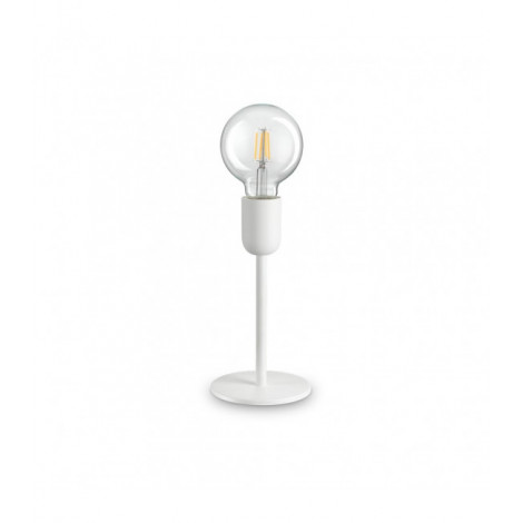 Lampe de table Microphone Métal blanc 1 ampoule 22cm|Lampes à poser|Luminaire Center