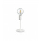 Lampe de table Microphone Métal blanc 1 ampoule 22cm|Lampes à poser|Luminaire Center