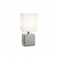 Lampe de table Kali-1 Métal blanc 1 ampoule 29,5cm|Lampes à poser|Luminaire Center