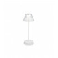 Lampe de table Lolita Métal blanc 1 ampoule 34,5cm|Lampes à poser|Luminaire Center